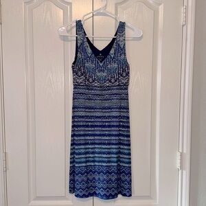 Athleta Blue Sleeveless V Neck Dress Cover up size XXS